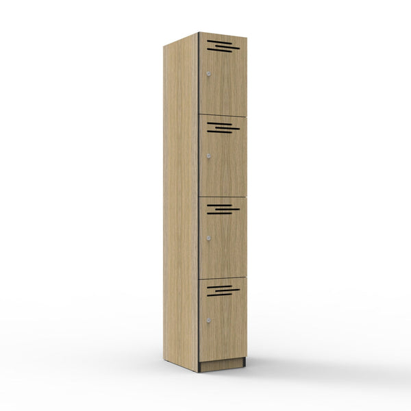 4 Door Melamine Locker - Easy Office Furniture