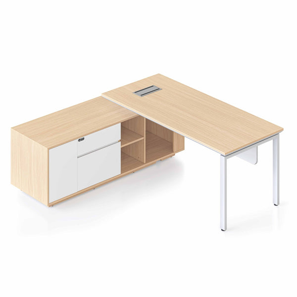 Casa Executive Desk & Cabinet - Easy Office Furniture