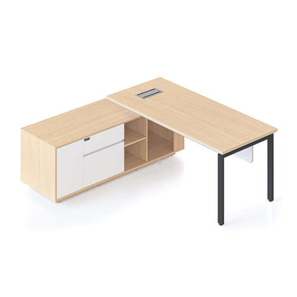 Casa Executive Desk & Cabinet - Easy Office Furniture