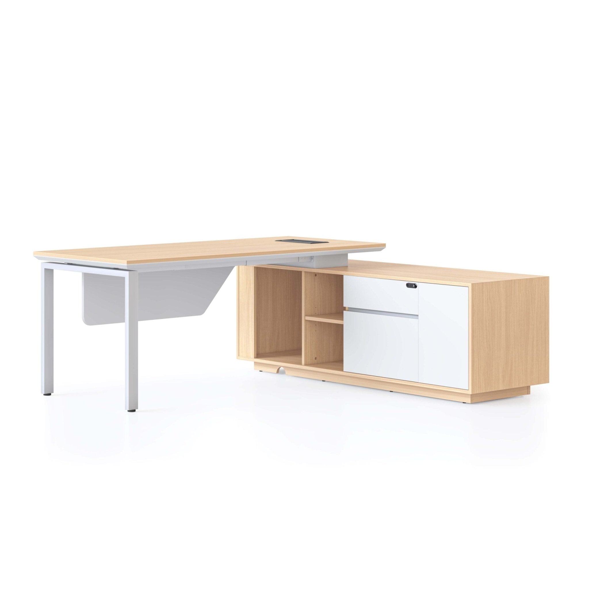 Casa Executive Desk & Cabinet - Easy Office Furniture