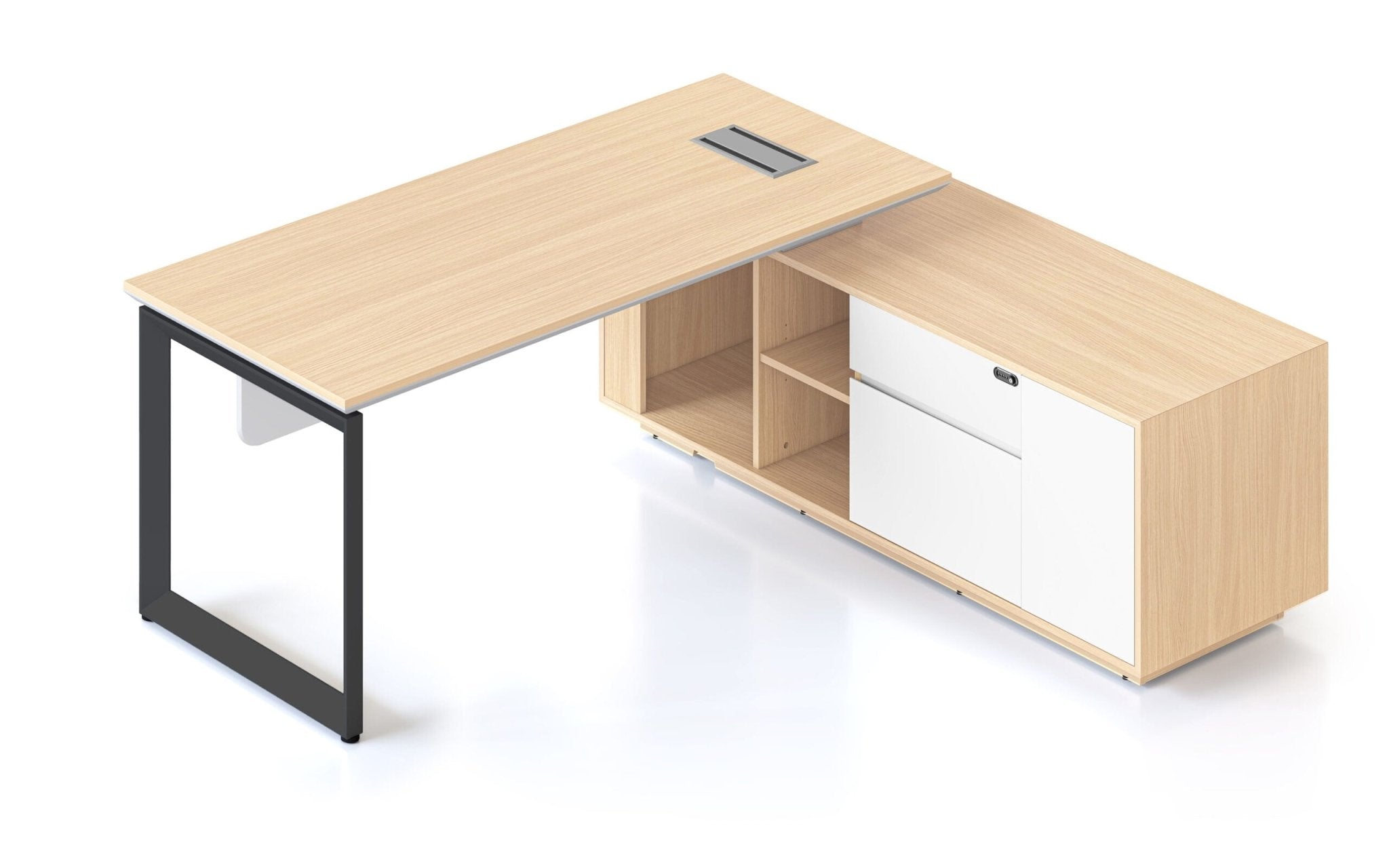 Casa Executive Desk & Cabinet - Easy Office Furniture