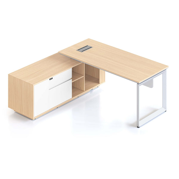 Casa Executive Desk & Cabinet - Easy Office Furniture