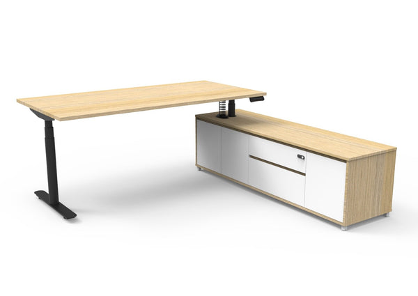 Halo Plus Executive Desk & Cabinet - Easy Office Furniture