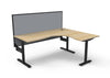 Halo Static Corner Workstation - Easy Office Furniture