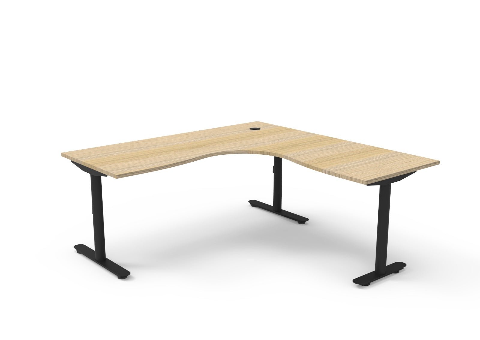 Halo Static Corner Workstation - Easy Office Furniture