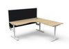 Halo Static Corner Workstation - Easy Office Furniture