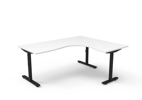 Halo Static Corner Workstation - Easy Office Furniture