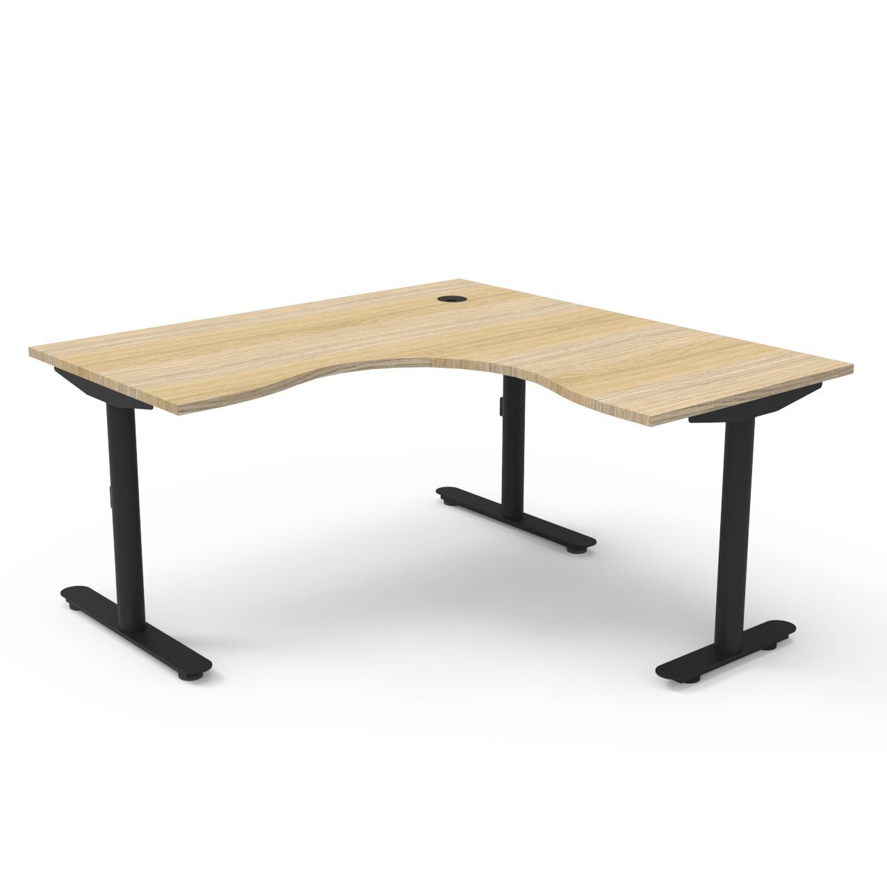 Halo Static Corner Workstation - Easy Office Furniture