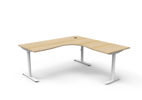 Halo Static Corner Workstation - Easy Office Furniture