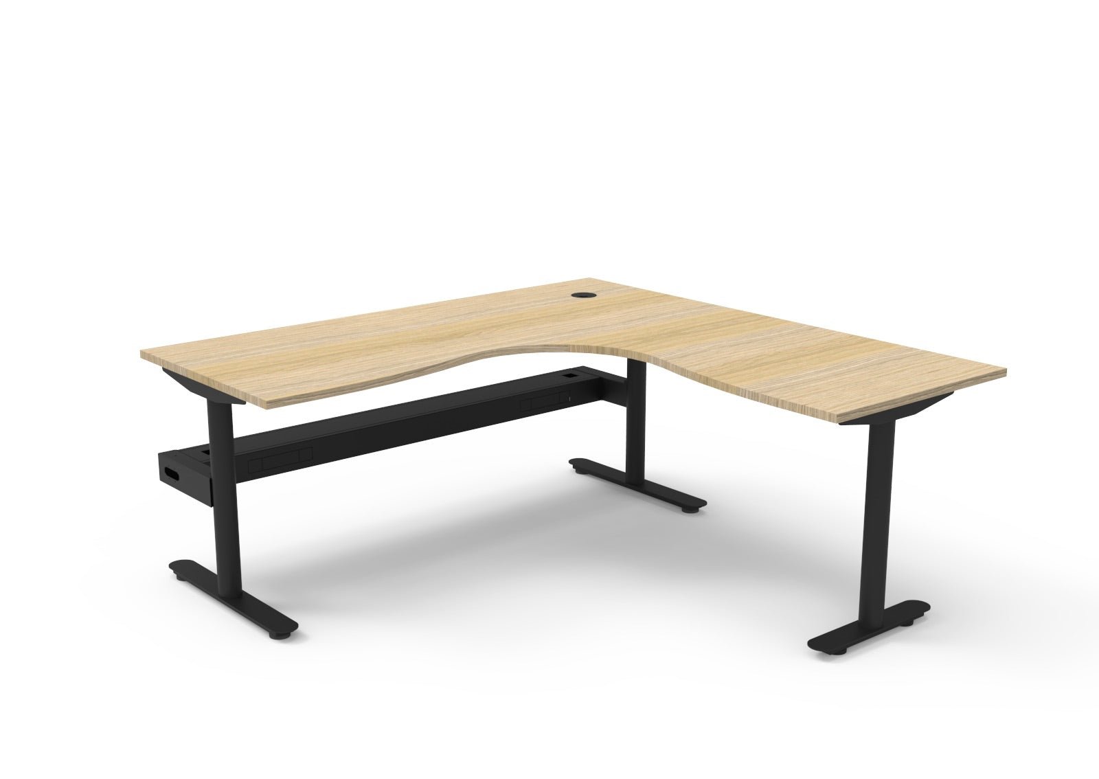 Halo Static Corner Workstation - Easy Office Furniture