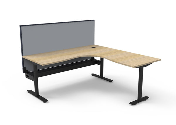 Halo Static Corner Workstation - The Easy Company