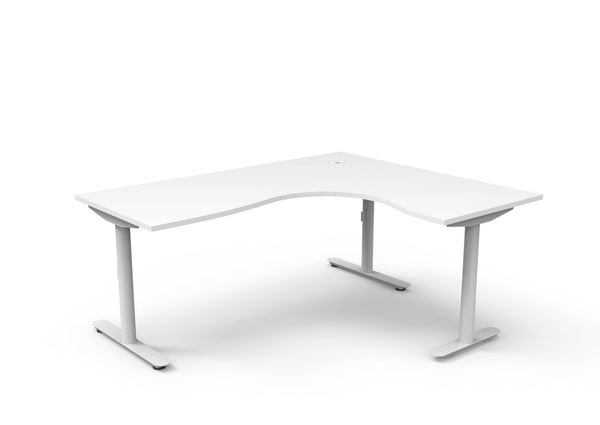 Halo Static Corner Workstation - Easy Office Furniture