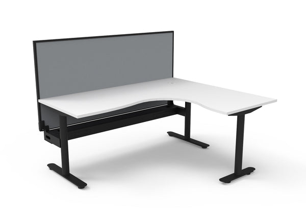 Halo Static Corner Workstation - Easy Office Furniture