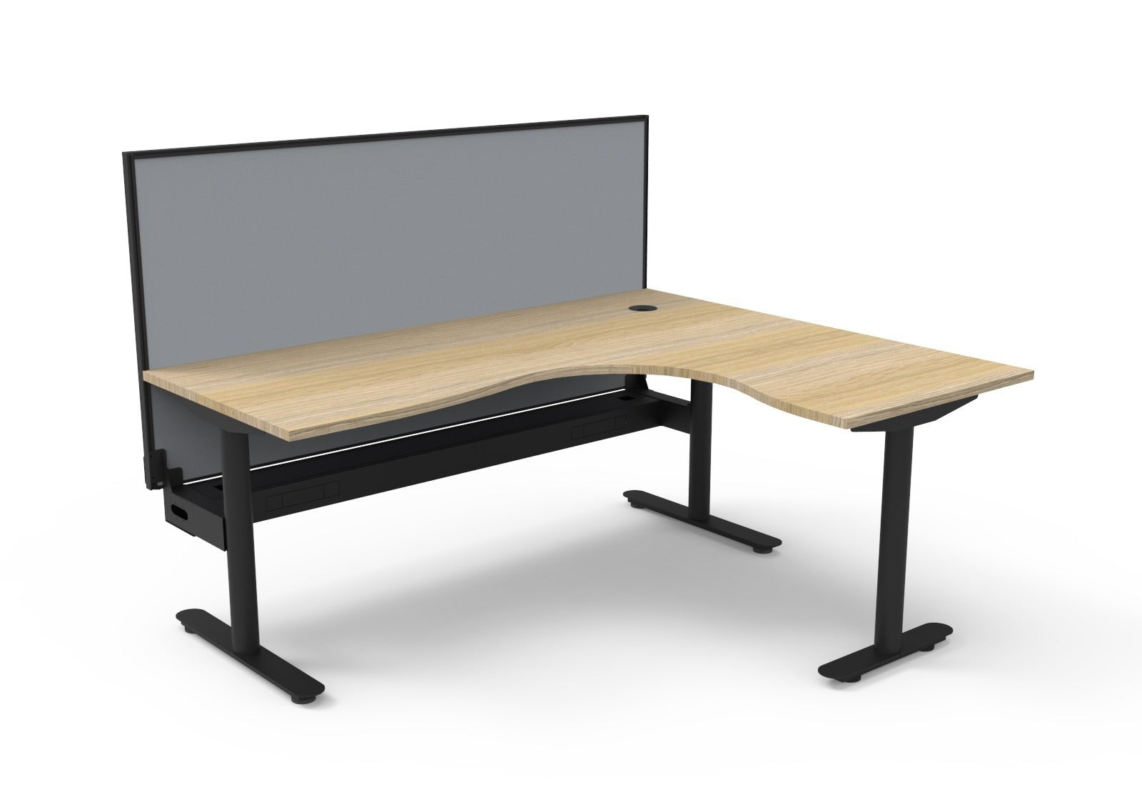 Halo Static Corner Workstation - The Easy Company