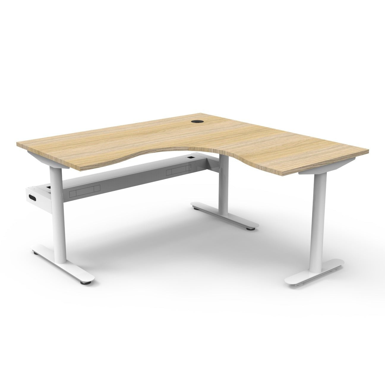 Halo Static Corner Workstation - The Easy Company