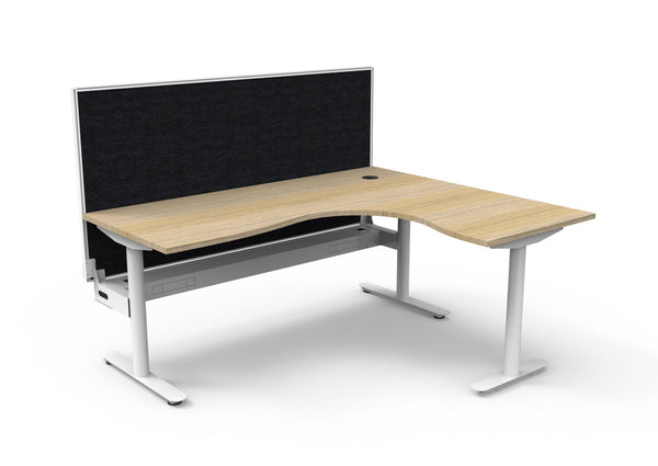 Halo Static Corner Workstation - The Easy Company