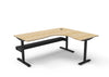 Halo Static Corner Workstation - Easy Office Furniture
