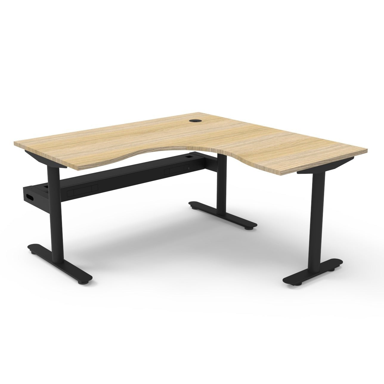 Halo Static Corner Workstation - Easy Office Furniture
