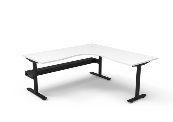 Halo Static Corner Workstation - The Easy Company