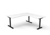 Halo Static Corner Workstation - Easy Office Furniture