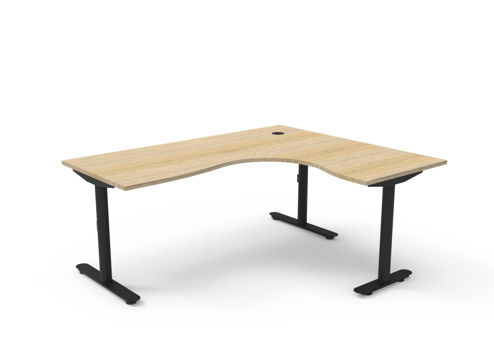 Halo Static Corner Workstation - Easy Office Furniture