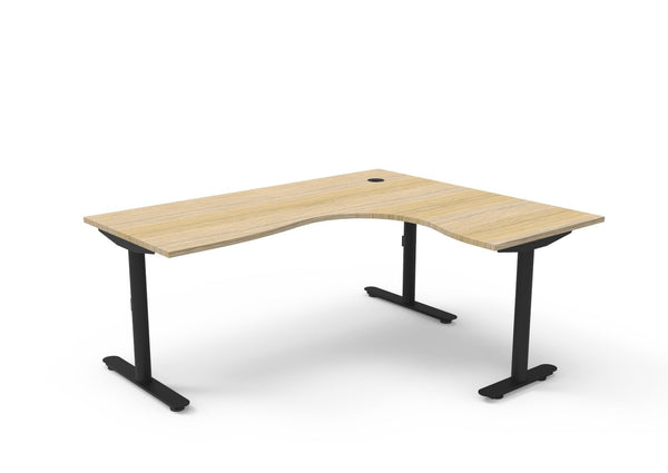 Halo Static Corner Workstation - Easy Office Furniture