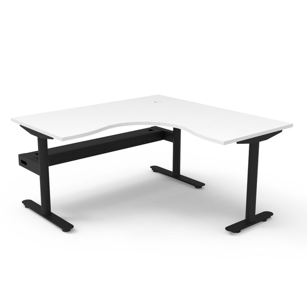 Halo Static Corner Workstation - Easy Office Furniture