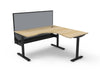 Halo Static Corner Workstation - Easy Office Furniture