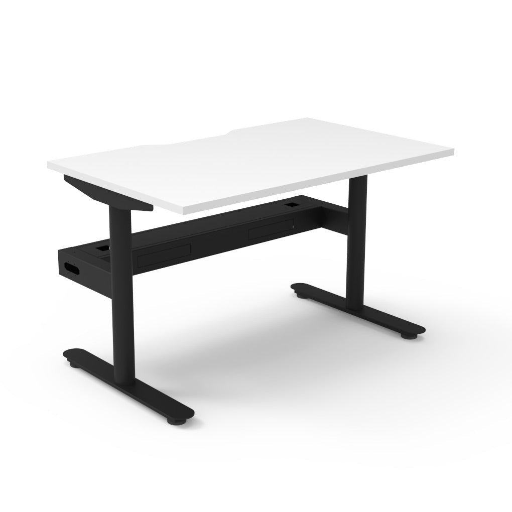 Halo Static Single Sided Desk Range - Easy Office Furniture