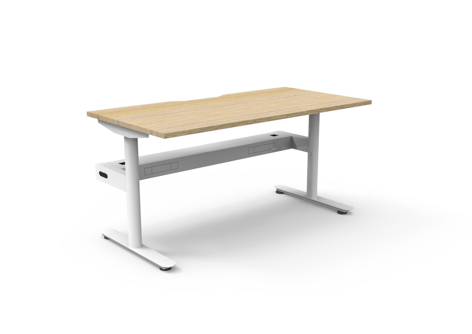 Halo Static Single Sided Desk Range - Easy Office Furniture