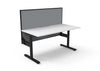 Halo Static Single Sided Desk Range - Easy Office Furniture