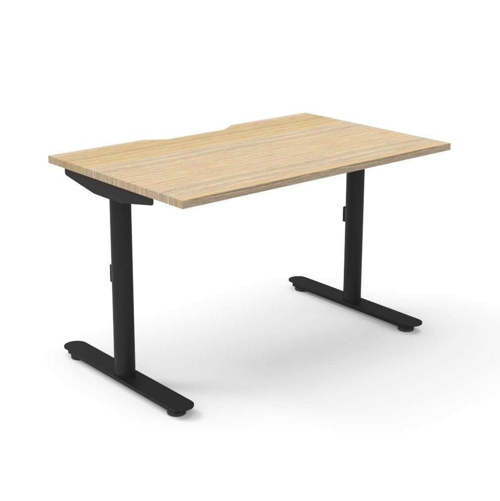 Halo Static Single Sided Desk Range - Easy Office Furniture