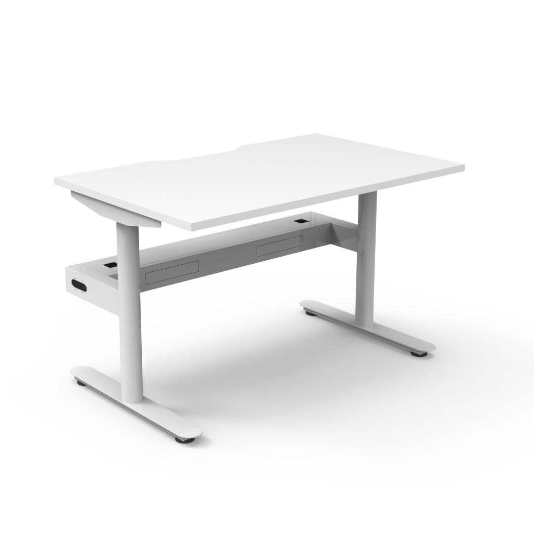 Halo Static Single Sided Desk Range - Easy Office Furniture