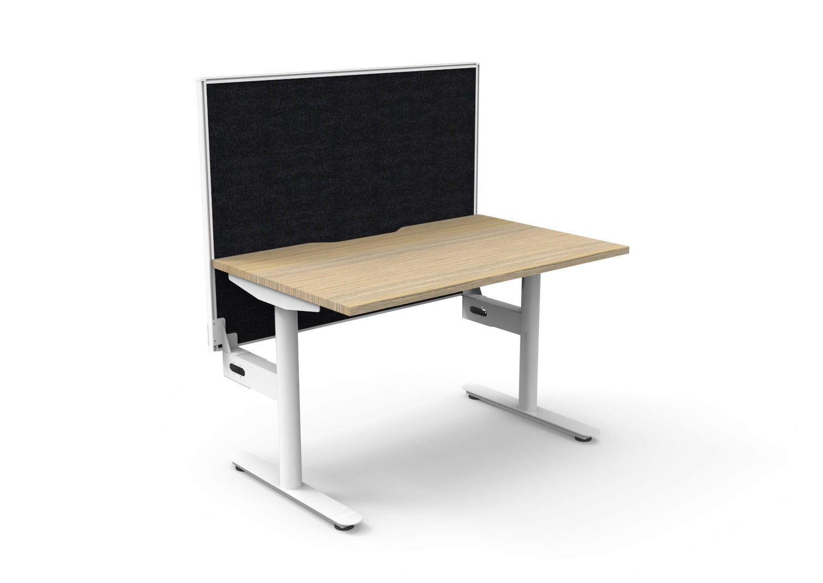 Halo Static Single Sided Desk Range - Easy Office Furniture