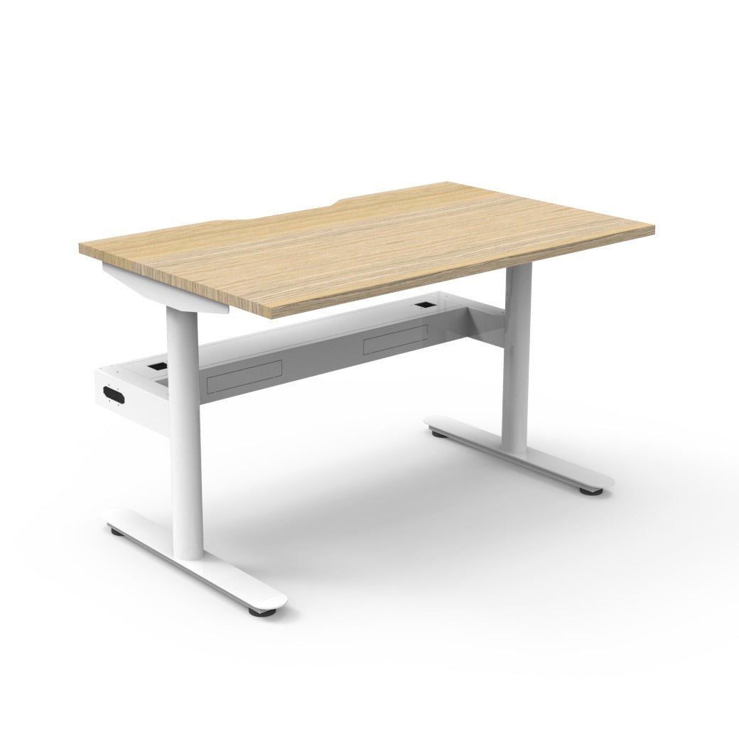 Halo Static Single Sided Desk Range - Easy Office Furniture