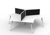 Infinity 120 Degree Workstation - Eternity Leg - Easy Office Furniture