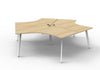 Infinity 120 Degree Workstation - Eternity Leg - Easy Office Furniture