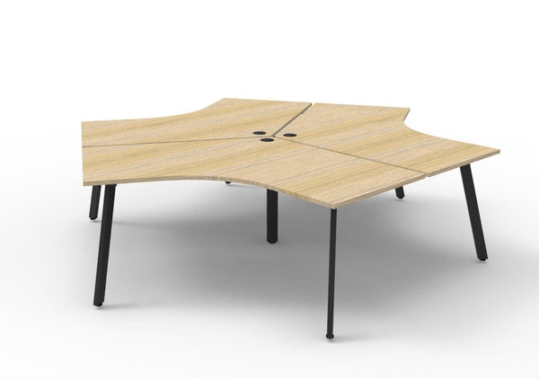 Infinity 120 Degree Workstation - Eternity Leg - Easy Office Furniture