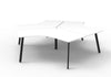 Infinity 120 Degree Workstation - Eternity Leg - Easy Office Furniture