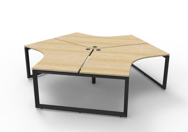 Infinity 120 Degree Workstation - Loop Leg - Easy Office Furniture