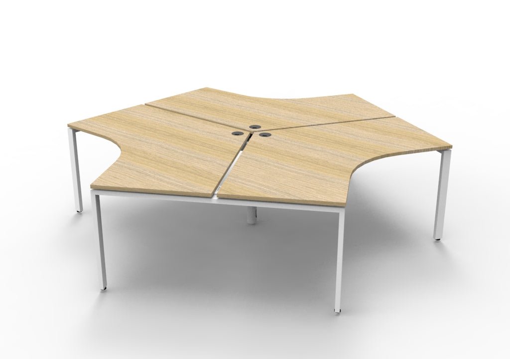 Infinity 120 Degree Workstation - Profile Leg - Easy Office Furniture