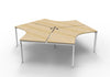 Infinity 120 Degree Workstation - Profile Leg - Easy Office Furniture
