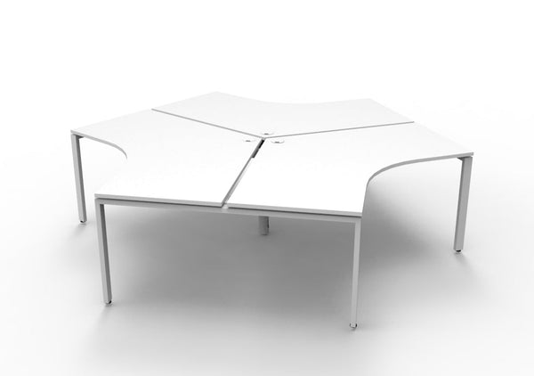 Infinity 120 Degree Workstation - Profile Leg - Easy Office Furniture
