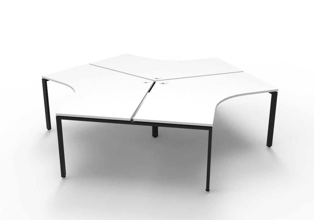 Infinity 120 Degree Workstation - Profile Leg - Easy Office Furniture