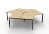 Infinity 120 Degree Workstation - Profile Leg - Easy Office Furniture