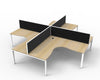 Infinity Profile Leg Corner Workstation - Easy Office Furniture
