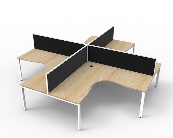 Infinity Profile Leg Corner Workstation - Easy Office Furniture
