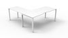 Infinity Profile Leg Corner Workstation - Easy Office Furniture