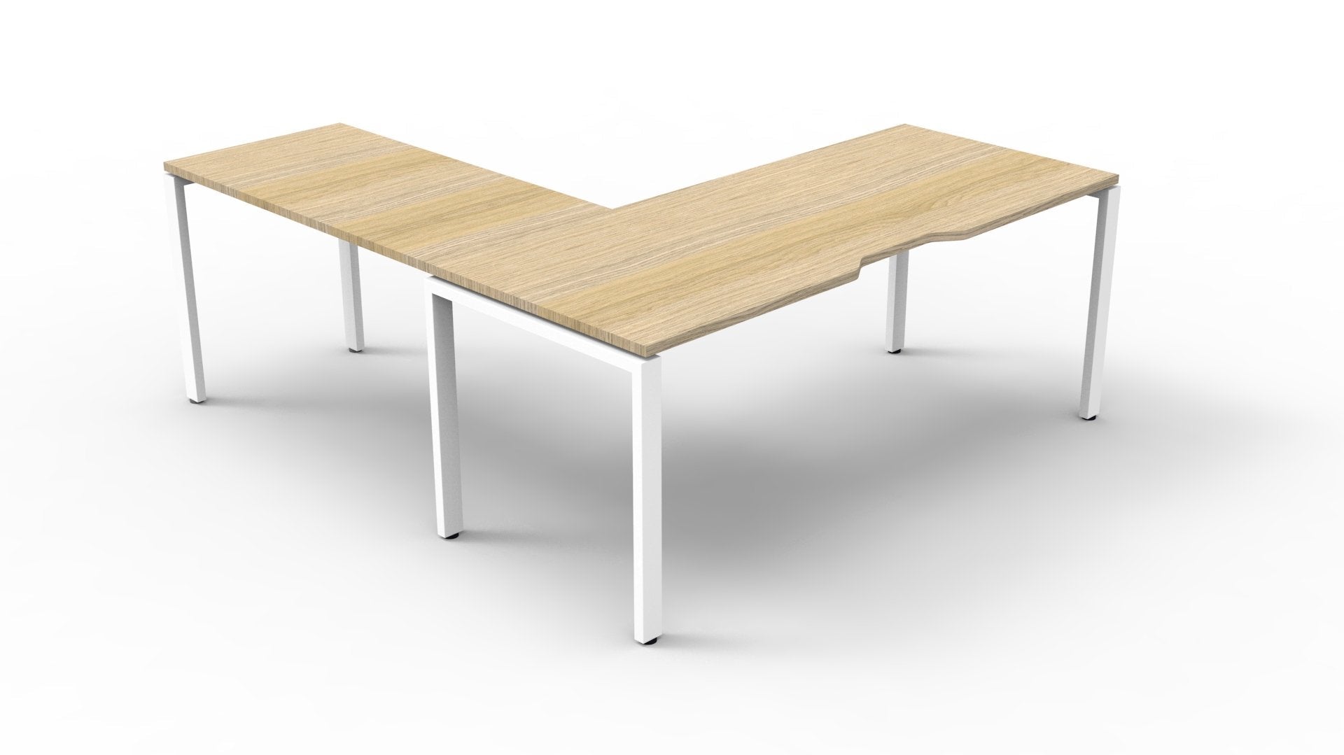 Infinity Profile Leg Corner Workstation - Easy Office Furniture