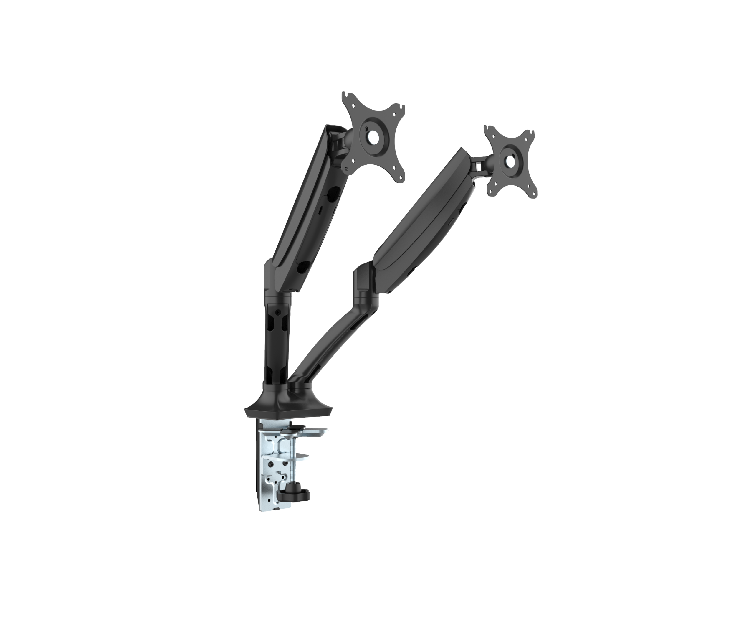 Executive Dual Gas Spring Monitor Arm